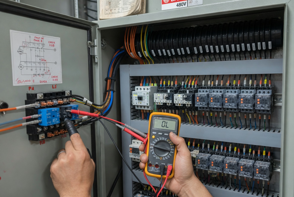 Electrical Fault Finding and Control Cabinet Repair